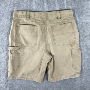 Red Head Carpenter Shorts Mens 36 Khaki Utility Pockets Workwear Skate Y2K